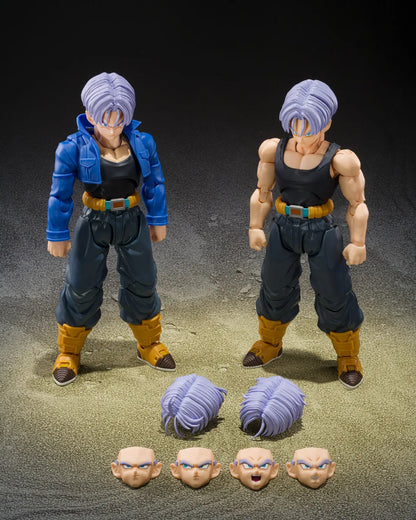 Dragon Ball Z S.H.Figuarts Figure - Trunks Z Fighter First Edition Limited Ver. with Z Fighter Gathering Display Stand B [Pre-order Mar 2027]