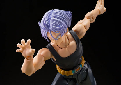 Dragon Ball Z S.H.Figuarts Figure - Trunks Z Fighter First Edition Limited Ver. with Z Fighter Gathering Display Stand B [Pre-order Mar 2027]