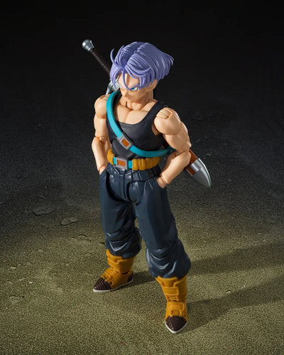 Dragon Ball Z S.H.Figuarts Figure - Trunks Z Fighter First Edition Limited Ver. with Z Fighter Gathering Display Stand B [Pre-order Mar 2027]
