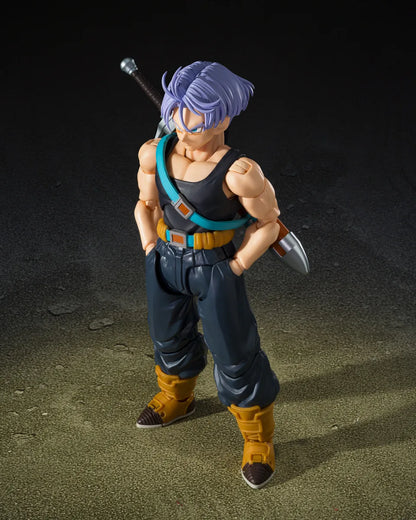 Dragon Ball Z S.H.Figuarts Figure - Trunks Z Fighter First Edition Limited Ver. with Z Fighter Gathering Display Stand B [Pre-order Mar 2027]