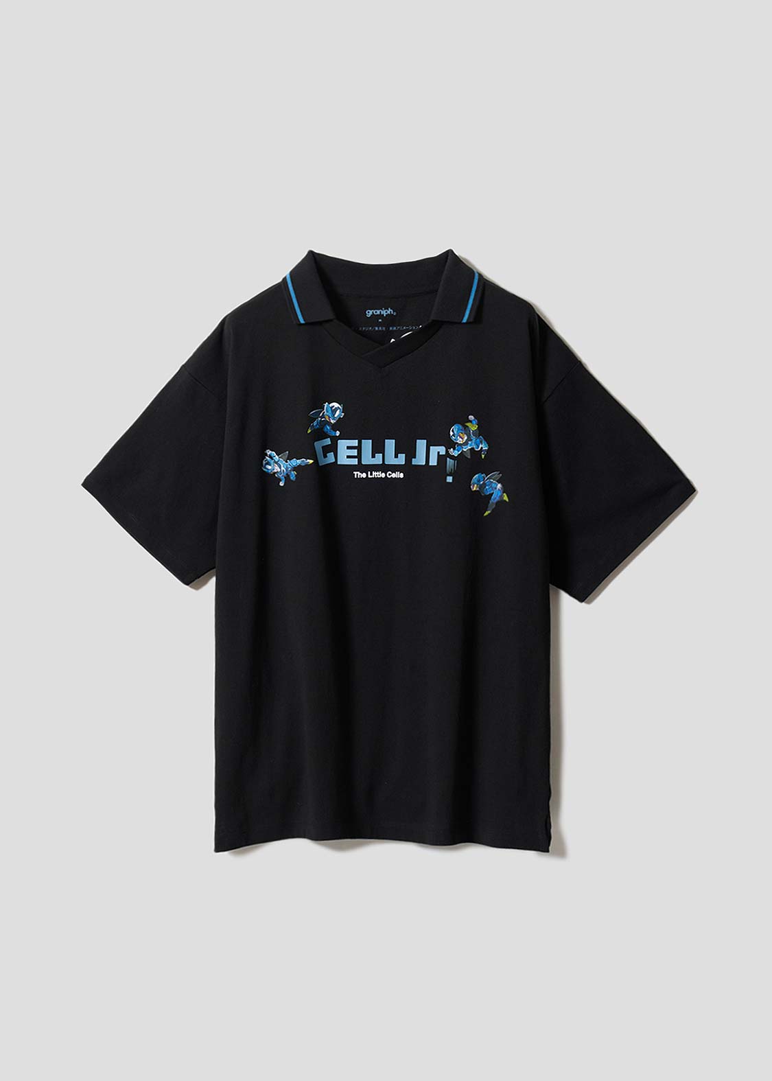 Dragon Ball Z x Graniph Fashion Collection - Cell Jr. Big Silhouette Game Polo Shirt [Pre-Order May 2026]