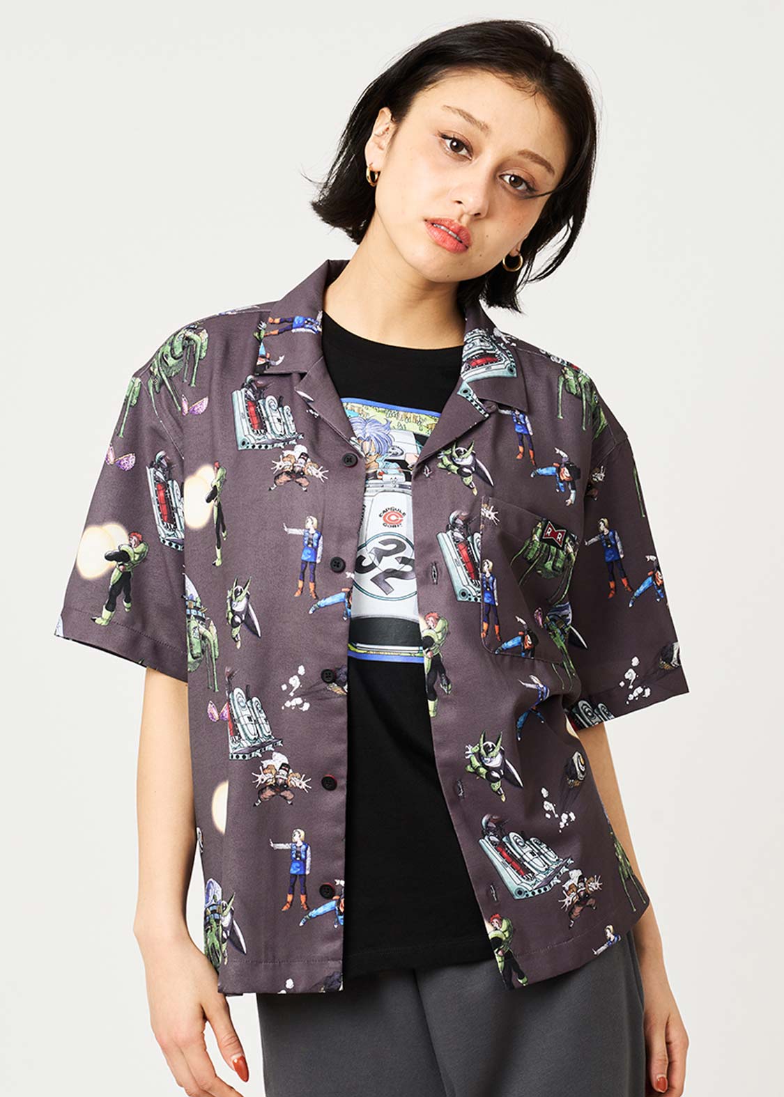 Dragon Ball Z x Graniph Fashion Collection - Dr. Gero's Revenge Oversized Short-Sleeve Shirt [Pre-Order May 2026]