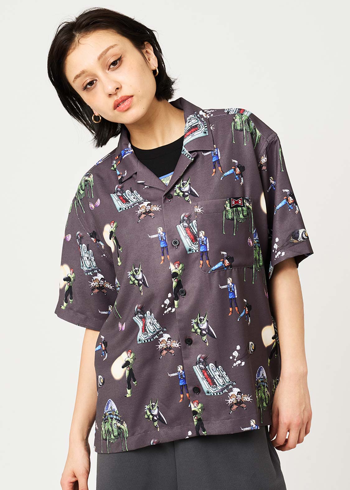 Dragon Ball Z x Graniph Fashion Collection - Dr. Gero's Revenge Oversized Short-Sleeve Shirt [Pre-Order May 2026]