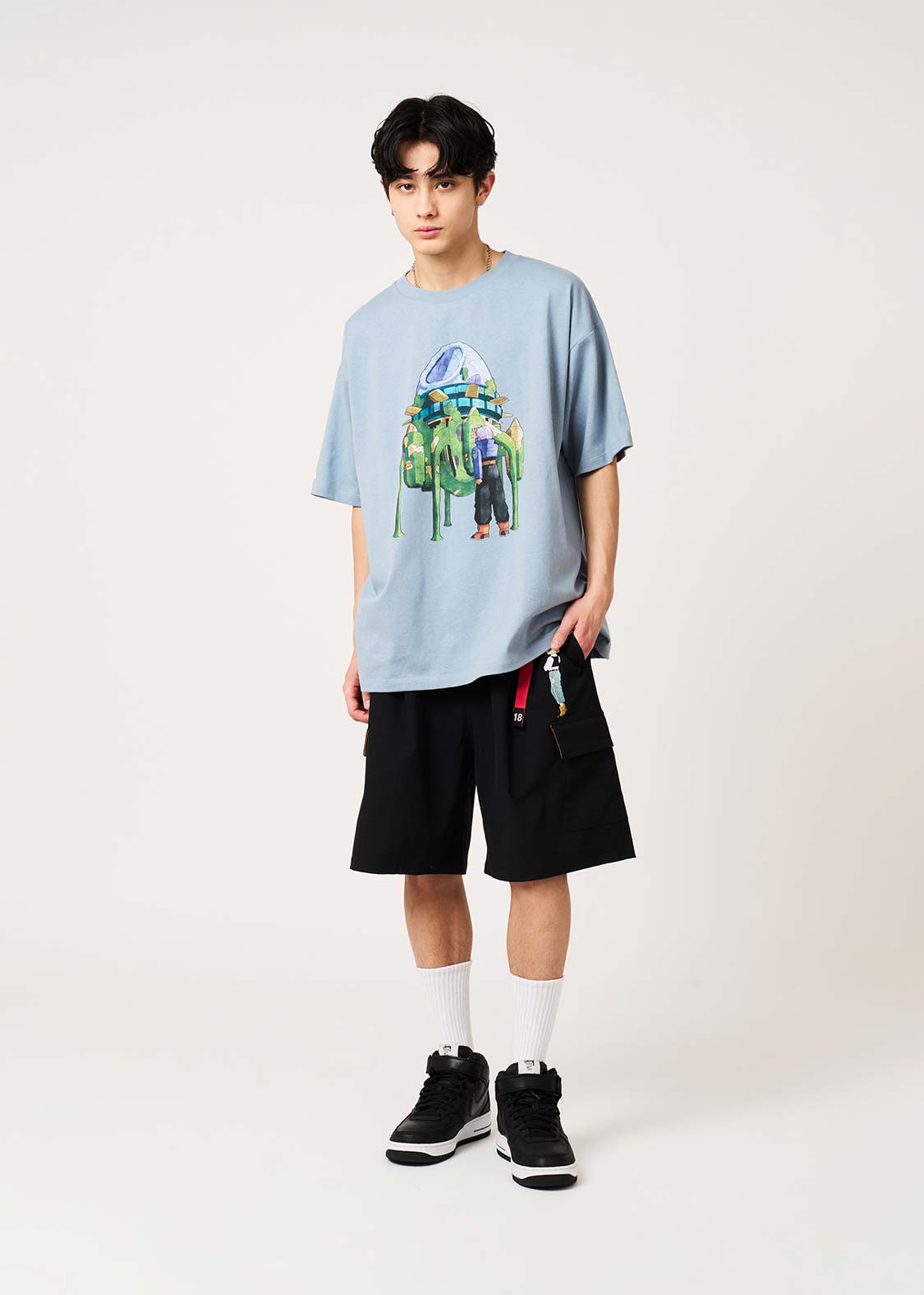 Dragon Ball Z x Graniph Fashion Collection - Emergency Stop Controller Shorts [Pre-Order May 2026]