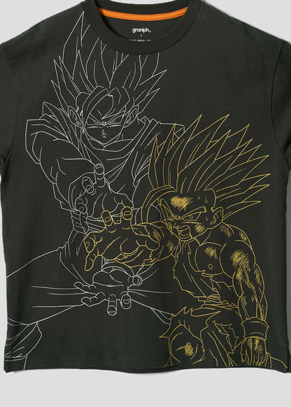 Dragon Ball Z x Graniph Fashion Collection - Father-Son Kamehameha Big Silhouette T-Shirt [Pre-Order May 2026]