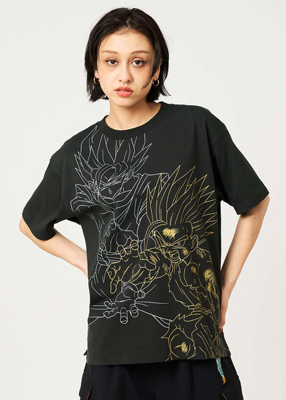 Dragon Ball Z x Graniph Fashion Collection - Father-Son Kamehameha Big Silhouette T-Shirt [Pre-Order May 2026]