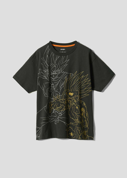 Dragon Ball Z x Graniph Fashion Collection - Father-Son Kamehameha Big Silhouette T-Shirt [Pre-Order May 2026]