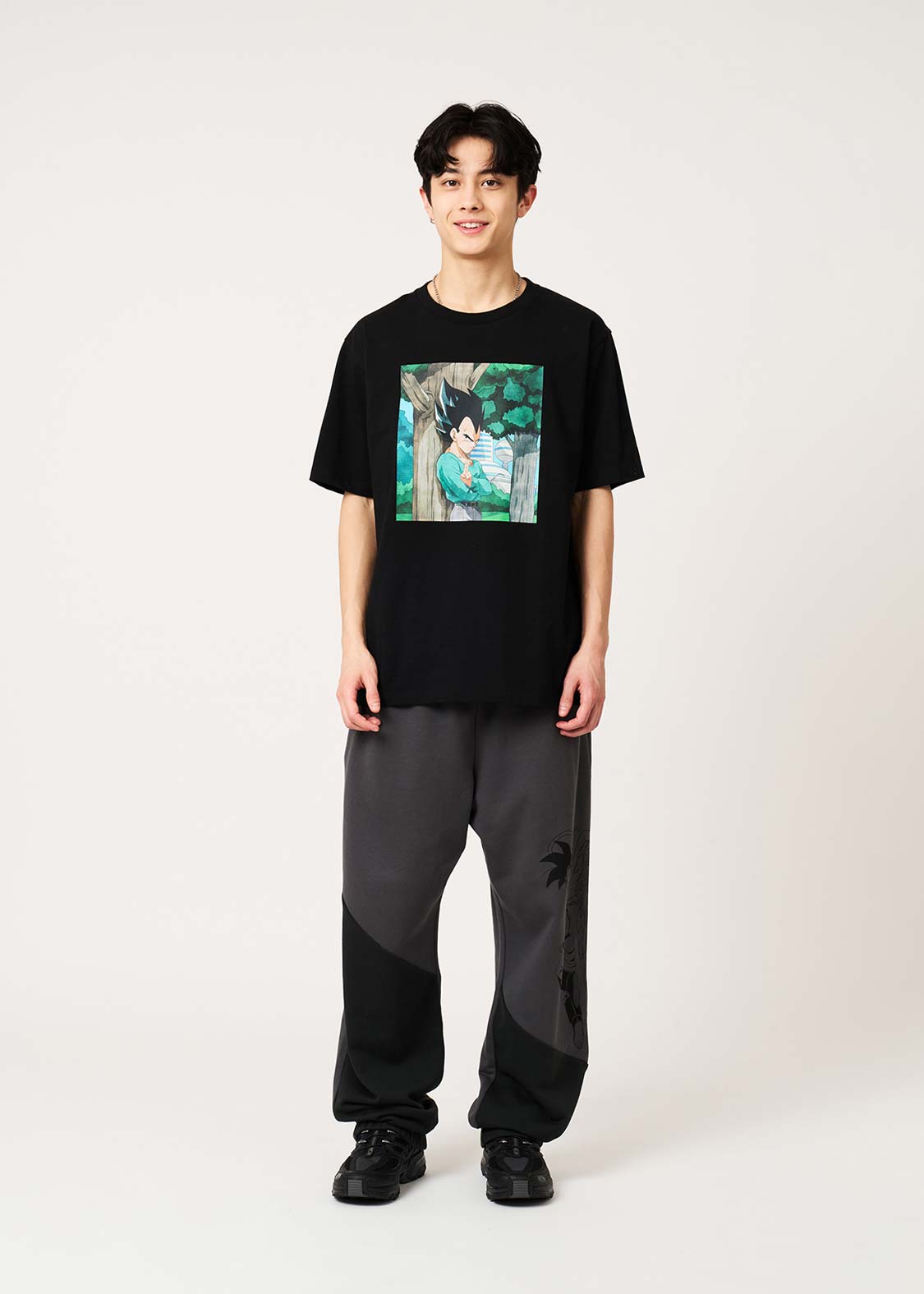 Dragon Ball Z x Graniph Fashion Collection - Vegeta's Farewell Sign T-Shirt [Pre-Order May 2026]