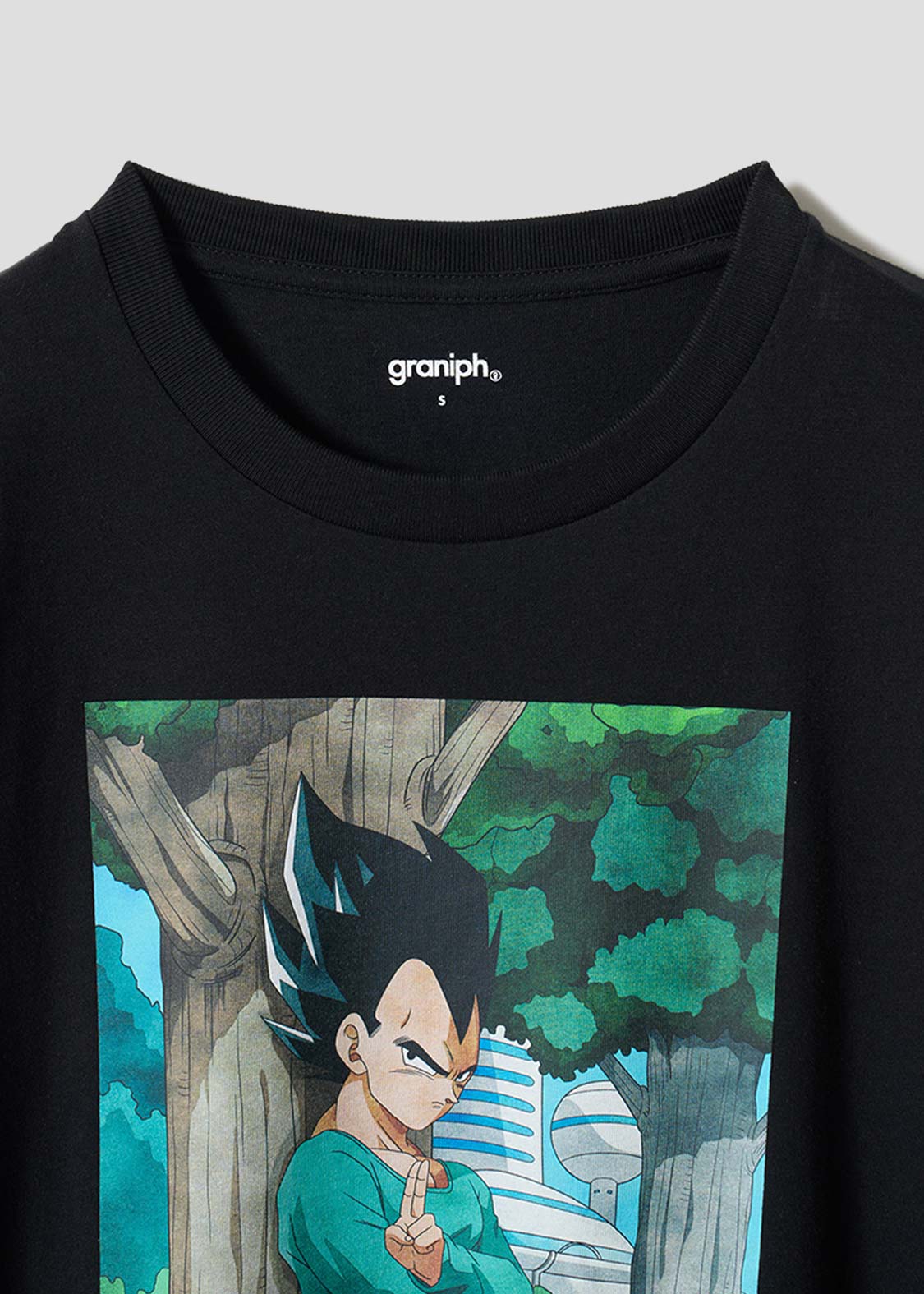 Dragon Ball Z x Graniph Fashion Collection - Vegeta's Farewell Sign T-Shirt [Pre-Order May 2026]
