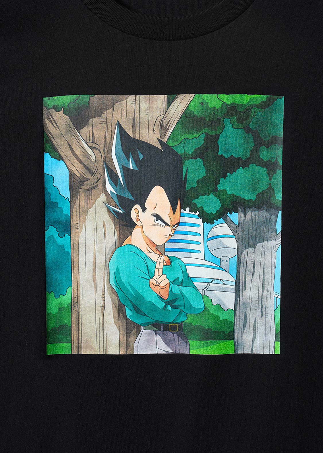 Dragon Ball Z x Graniph Fashion Collection - Vegeta's Farewell Sign T-Shirt [Pre-Order May 2026]