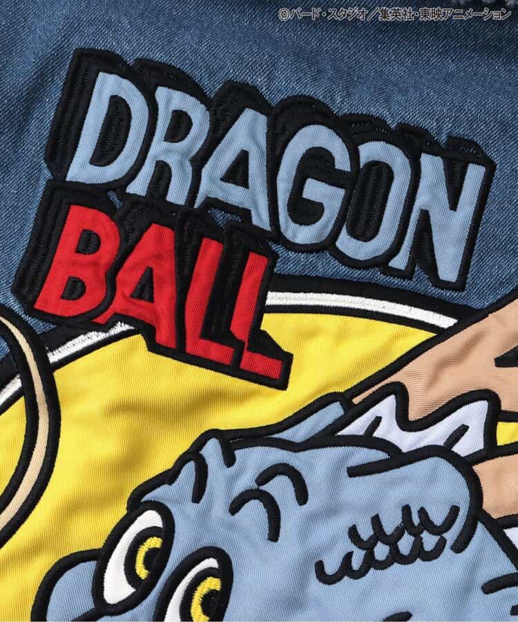 貴重ドラゴンボールデニムジャケッ100~110 breezeDRAGONBALL Dragon Ball x BREEZE Fashion Collection - Denim Boa Jacket (Adult