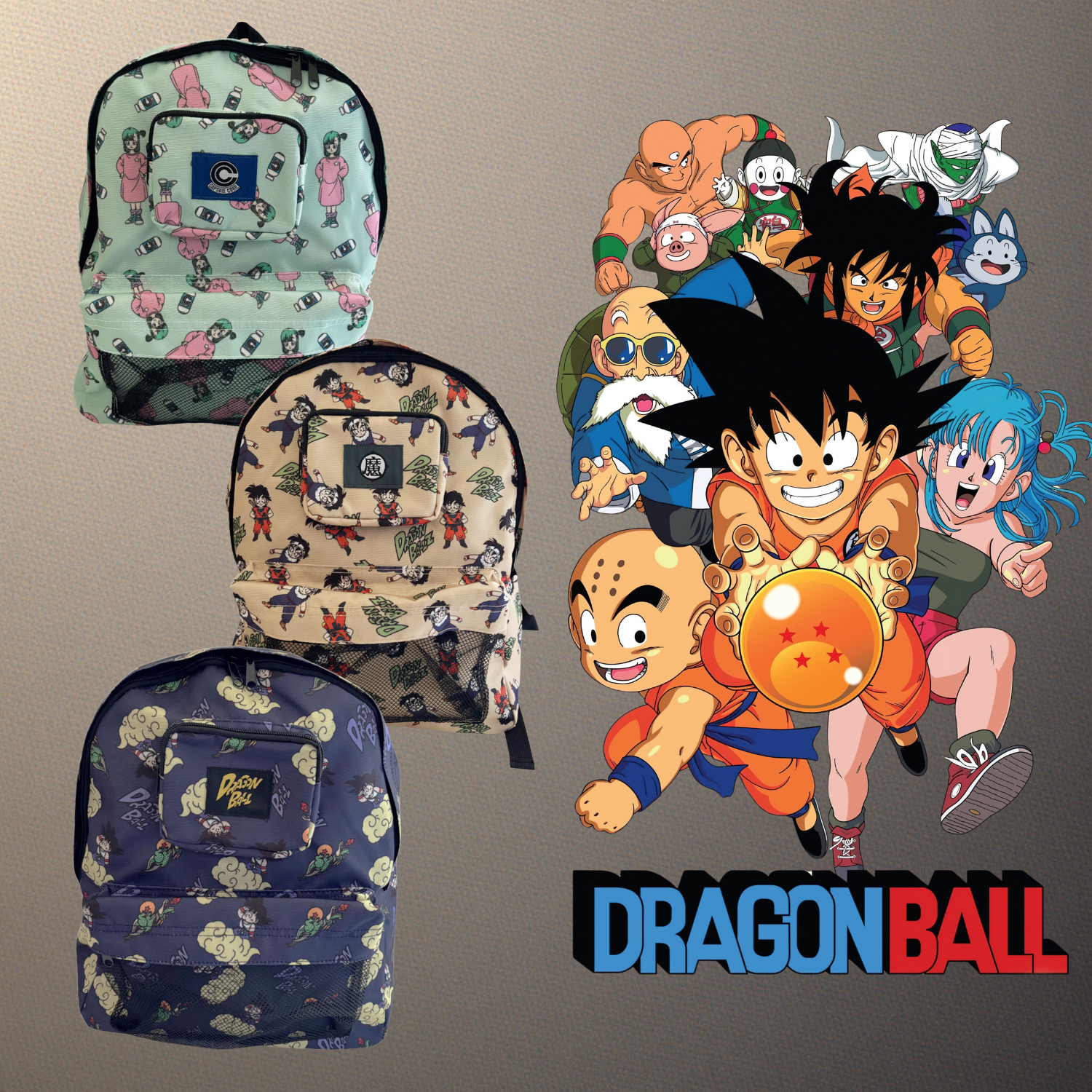 Dragon Ball x Small Planet Collection - All-Over Print Backpack (3 Types)