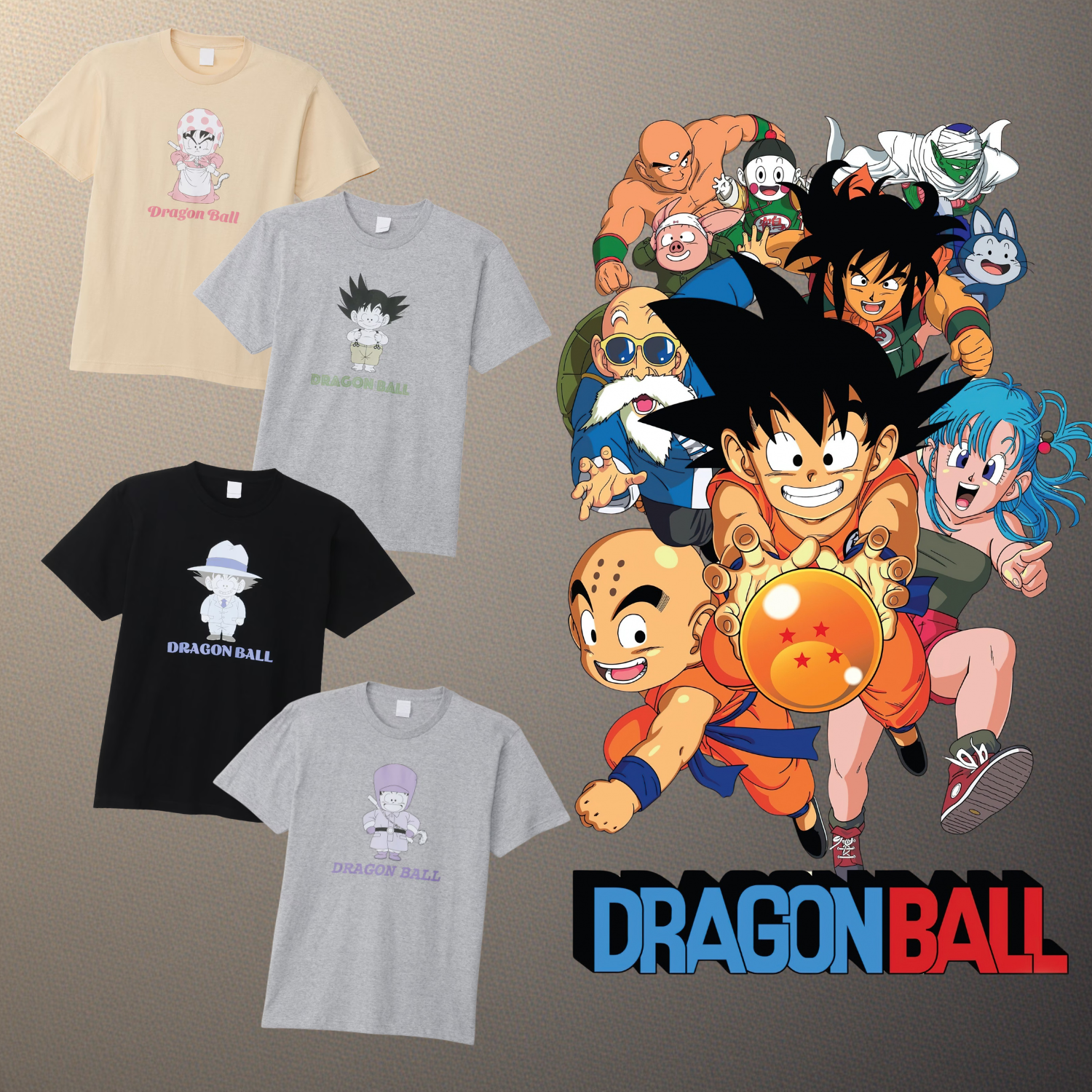Dragon Ball x Small Planet Collection - Goku Costume T-Shirt (4 Types)