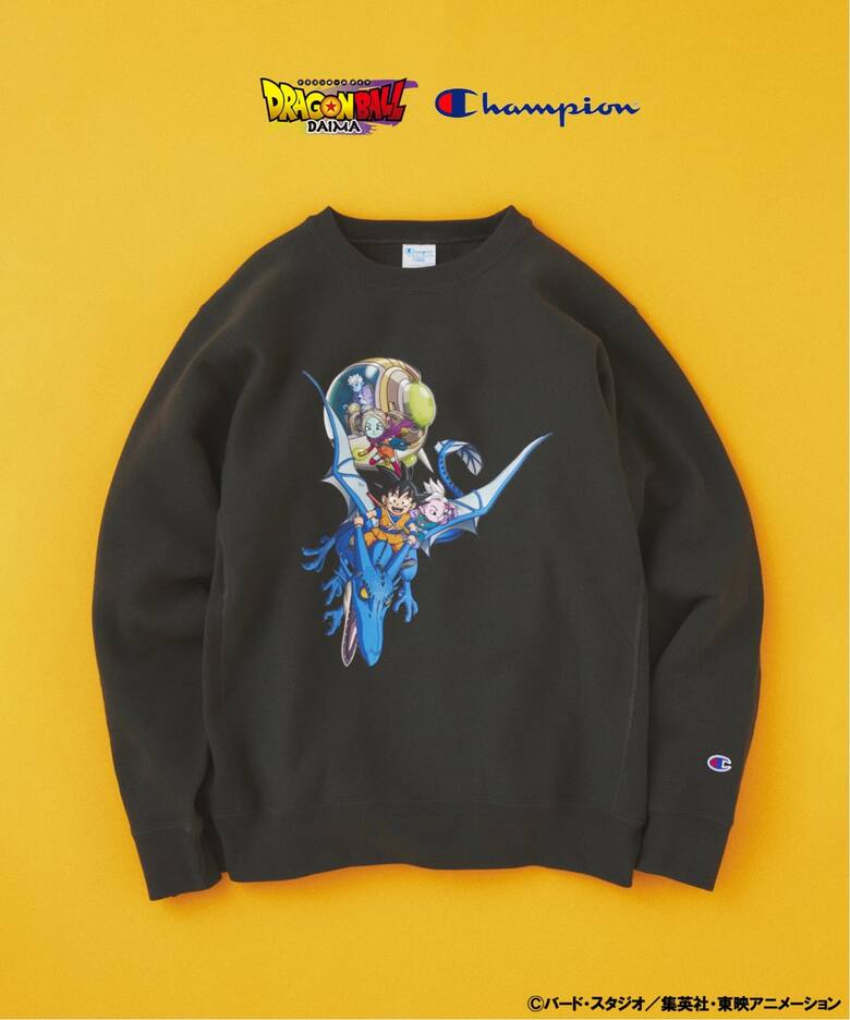 Dragon Ball Daima x Champion - Print Sweatshirt Black [Pre-order Dec 2025]