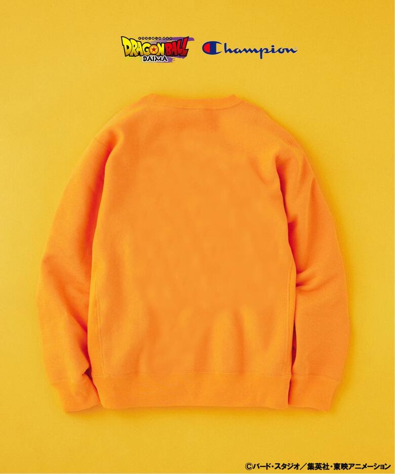 Dragon Ball Daima x Champion - Print Sweatshirt Orange A [Pre-order Dec 2025]