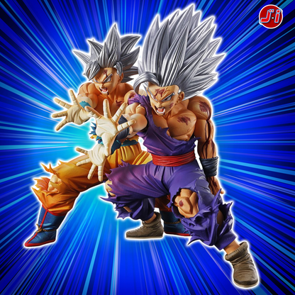 Dragon Ball Super 10th Anniversary Edition Son Goku Ultra Instinct & Son Gohan Beast MASTERLISE OUTSIDE Figure Set