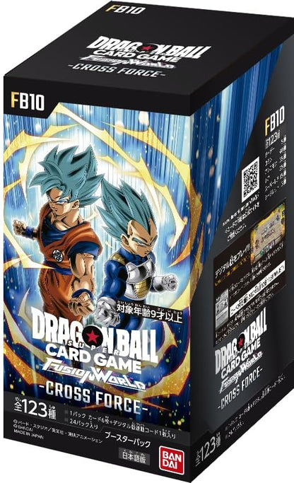 Dragon Ball Super Card Game Fusion World - Cross Force FB10 [Box or BOOSTER]