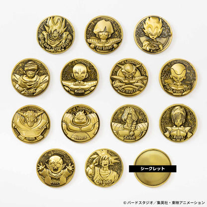 Dragon Ball Z Collectible Medals Vol.1 - 1 BOX (14 medals) + Exclusive bonus: King Kai full color medal included