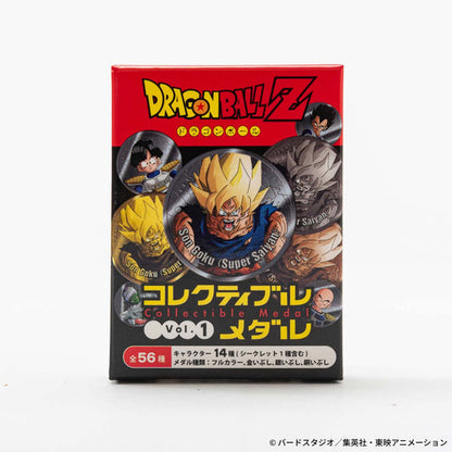 Dragon Ball Z Collectible Medals Vol.1 - 1 BOX (14 medals) + Exclusive bonus: King Kai full color medal included