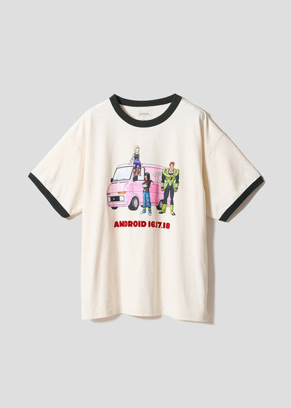 Dragon Ball Z x Graniph Fashion Collection - Android Big Silhouette Trim T-Shirt [Pre-Order May 2026]