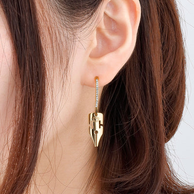 JoJo's Bizarre Adventure Diamond is Unbreakable - Kishibe Rohan G-Pen Earrings/Earrings