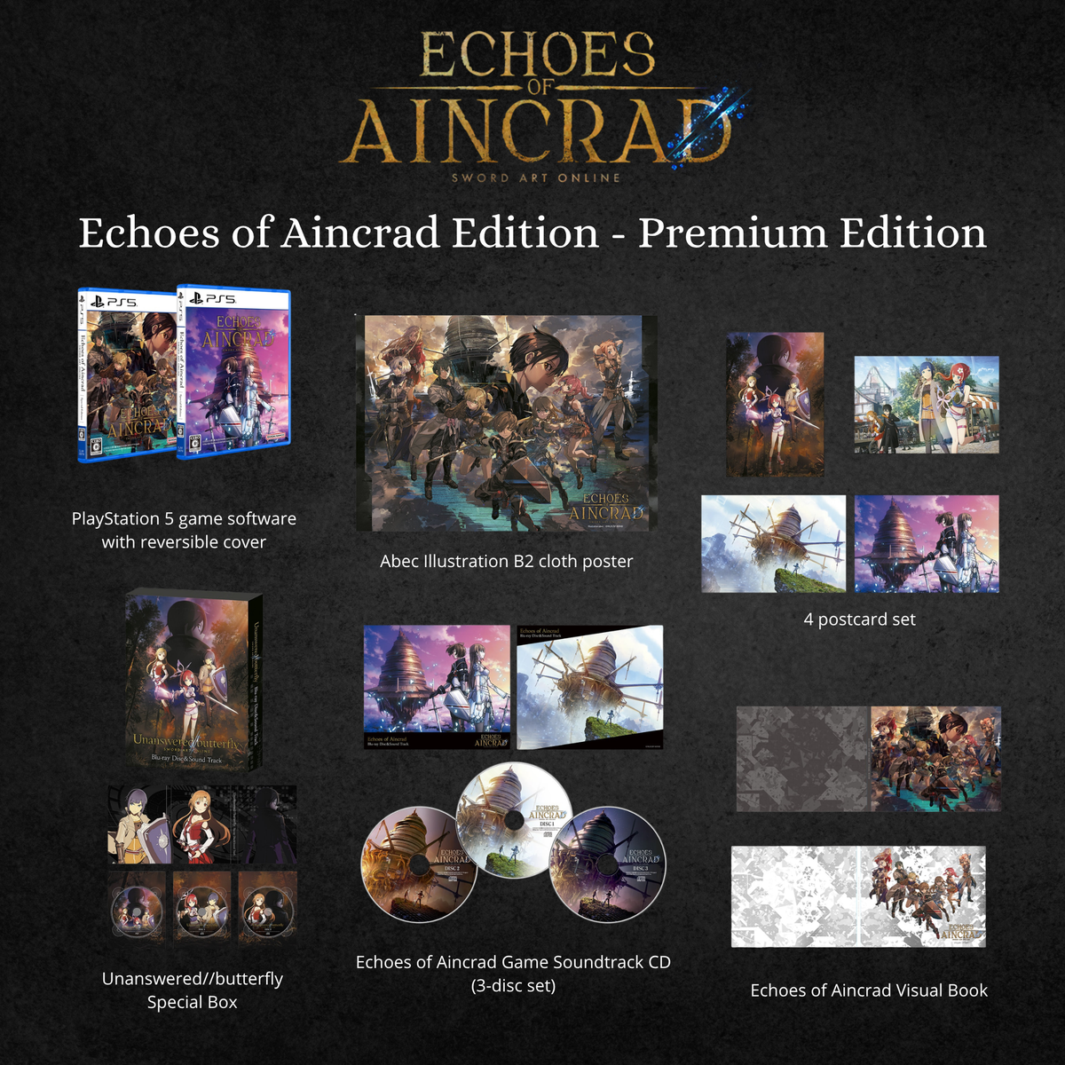 Echoes of Aincrad Edition For PlayStation 5 - Premium Edition [Pre