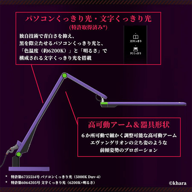 Evangelion - LED Desk Stand Evangelion Unit-01 Model [Pre-Order Feb 2026]