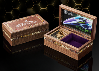 Evangelion - Shinkansen 500 TYPE EVA Hakone Marquetry Music Box [Pre-Order Feb 2026]