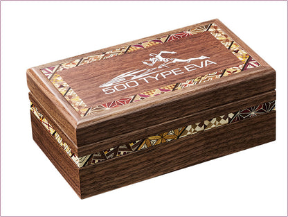 Evangelion - Shinkansen 500 TYPE EVA Hakone Marquetry Music Box [Pre-Order Feb 2026]