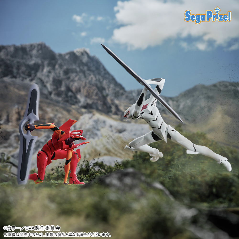 Evangelion: New Theatrical Edition Xross Link Figure - EVA Mass Production Type VS Unit Eva 02 Complete Set of 2 [Pre-Order Sep 2026]