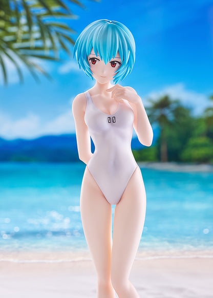 Evangelion: Rebuild Pop Up Parade - Ayanami Rei L Size Figure Beach Queens One Piece Style Ver. [Pre-Order Jan 2027]