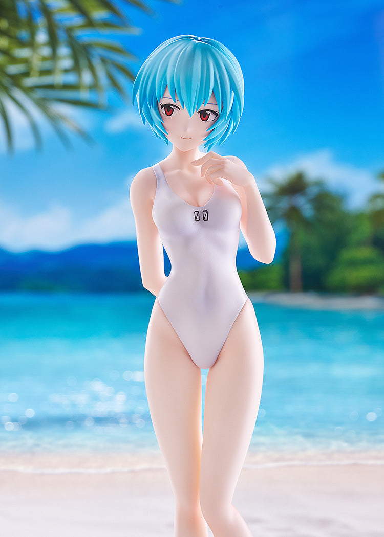 Evangelion: Rebuild Pop Up Parade - Ayanami Rei L Size Figure Beach Queens One Piece Style Ver. [Pre-Order Jan 2027]