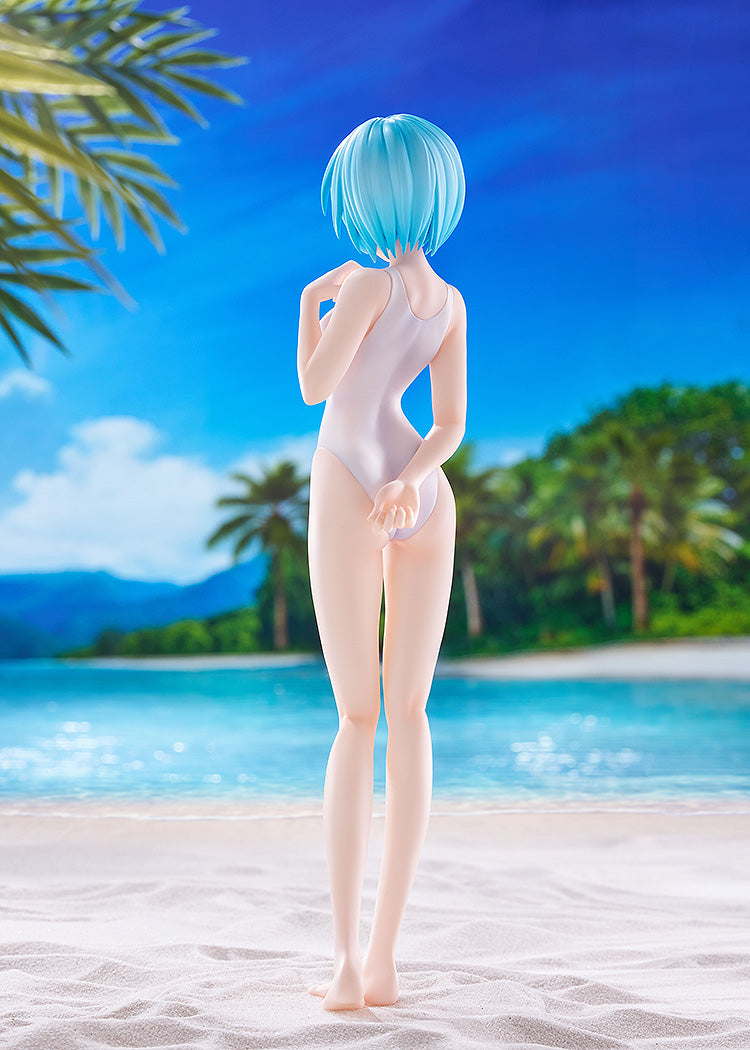 Evangelion: Rebuild Pop Up Parade - Ayanami Rei L Size Figure Beach Queens One Piece Style Ver. [Pre-Order Jan 2027]