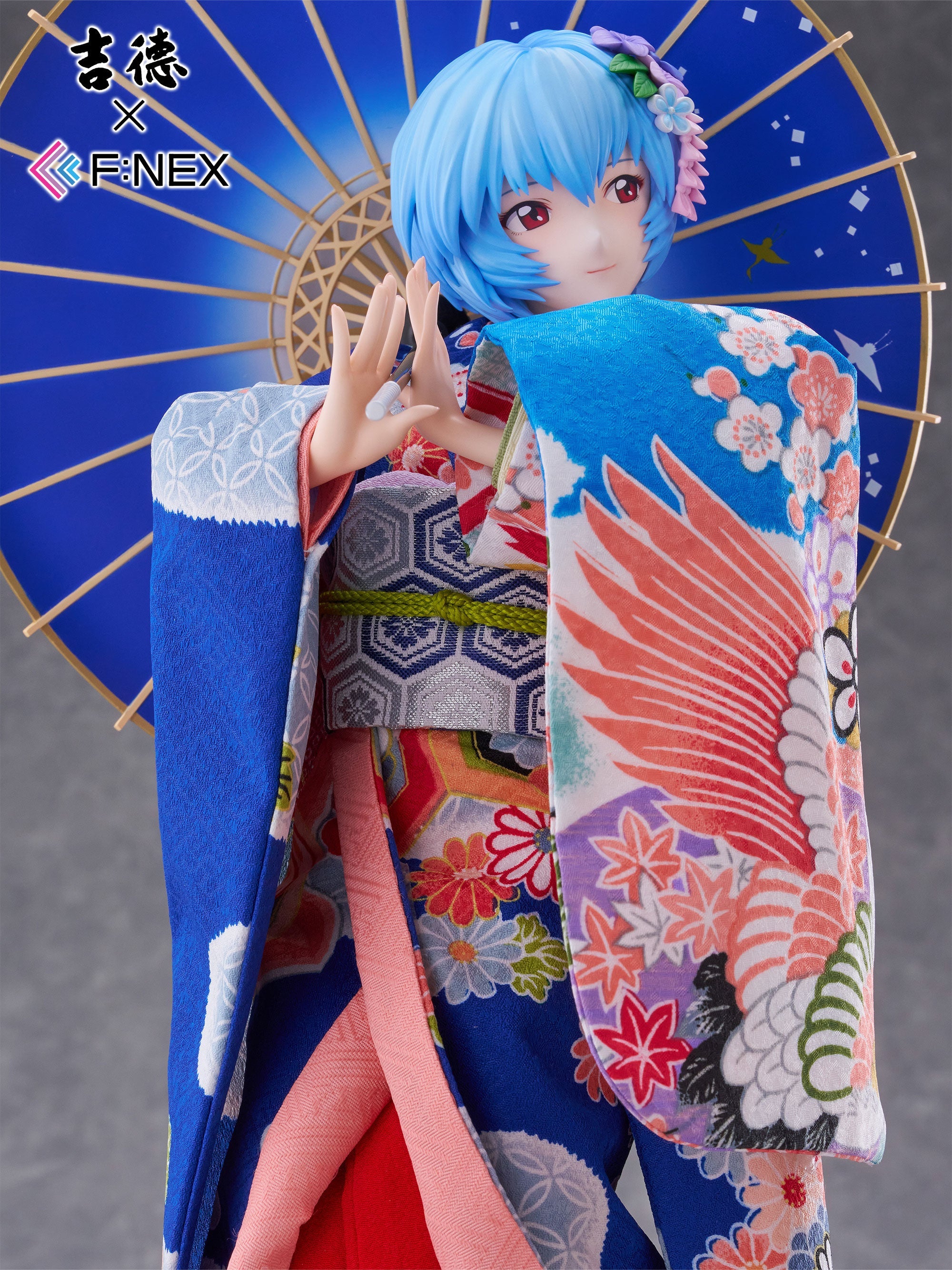 Evangelion: Rebuild Yoshitoku x F:NEX 1/4 Scale Figure - Rei Ayanami Japanese Doll [Pre-Order Jul 2027]