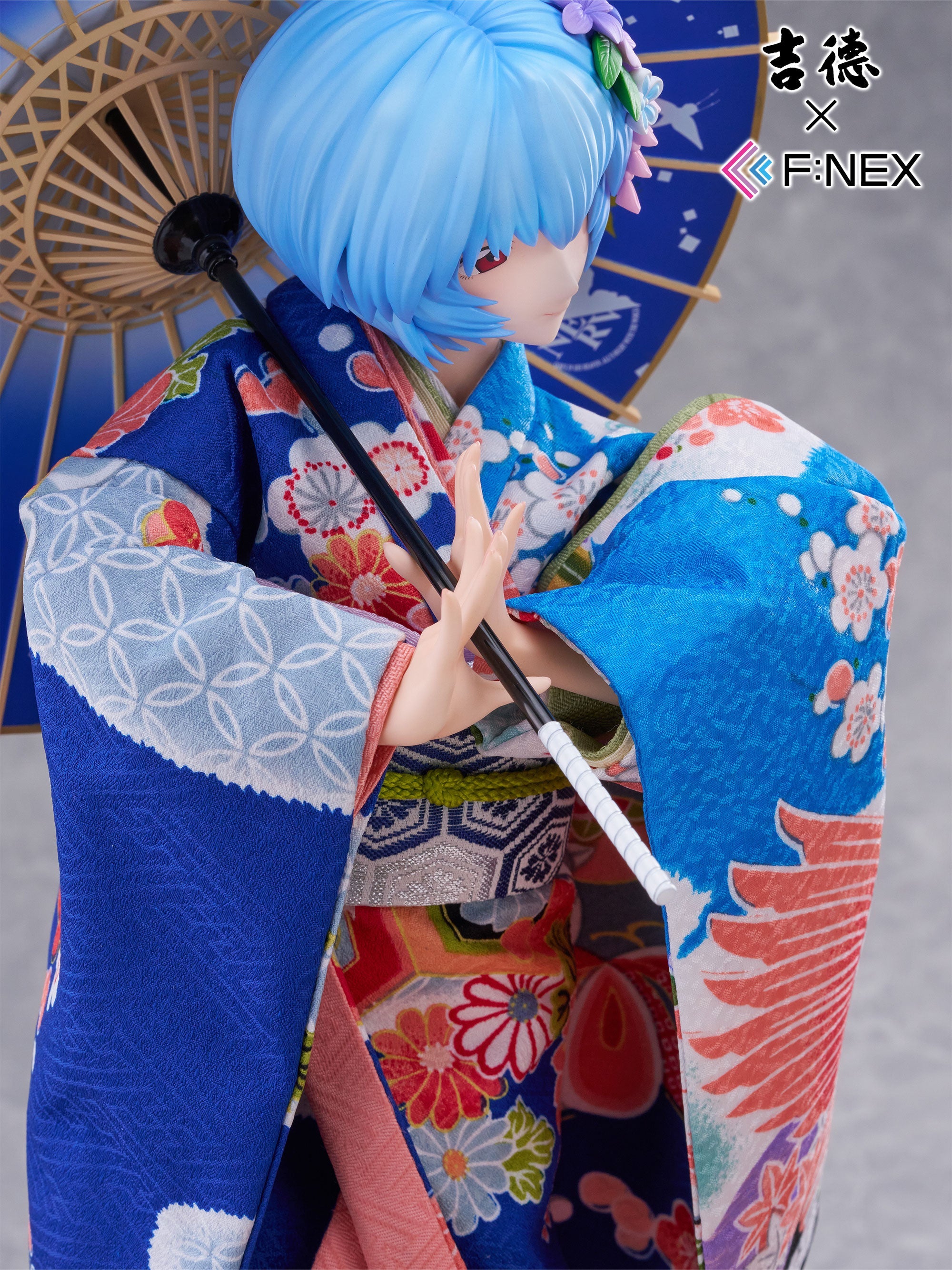 Evangelion: Rebuild Yoshitoku x F:NEX 1/4 Scale Figure - Rei Ayanami Japanese Doll [Pre-Order Jul 2027]