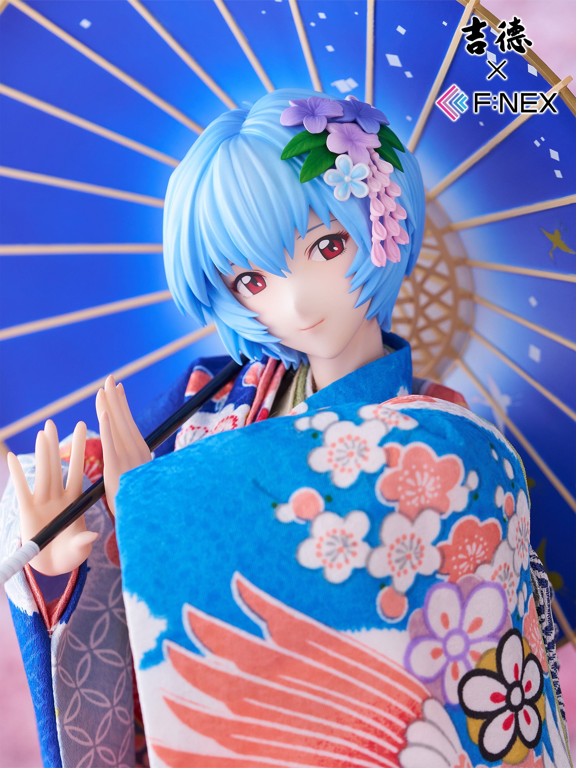 Evangelion: Rebuild Yoshitoku x F:NEX 1/4 Scale Figure - Rei Ayanami Japanese Doll [Pre-Order Jul 2027]