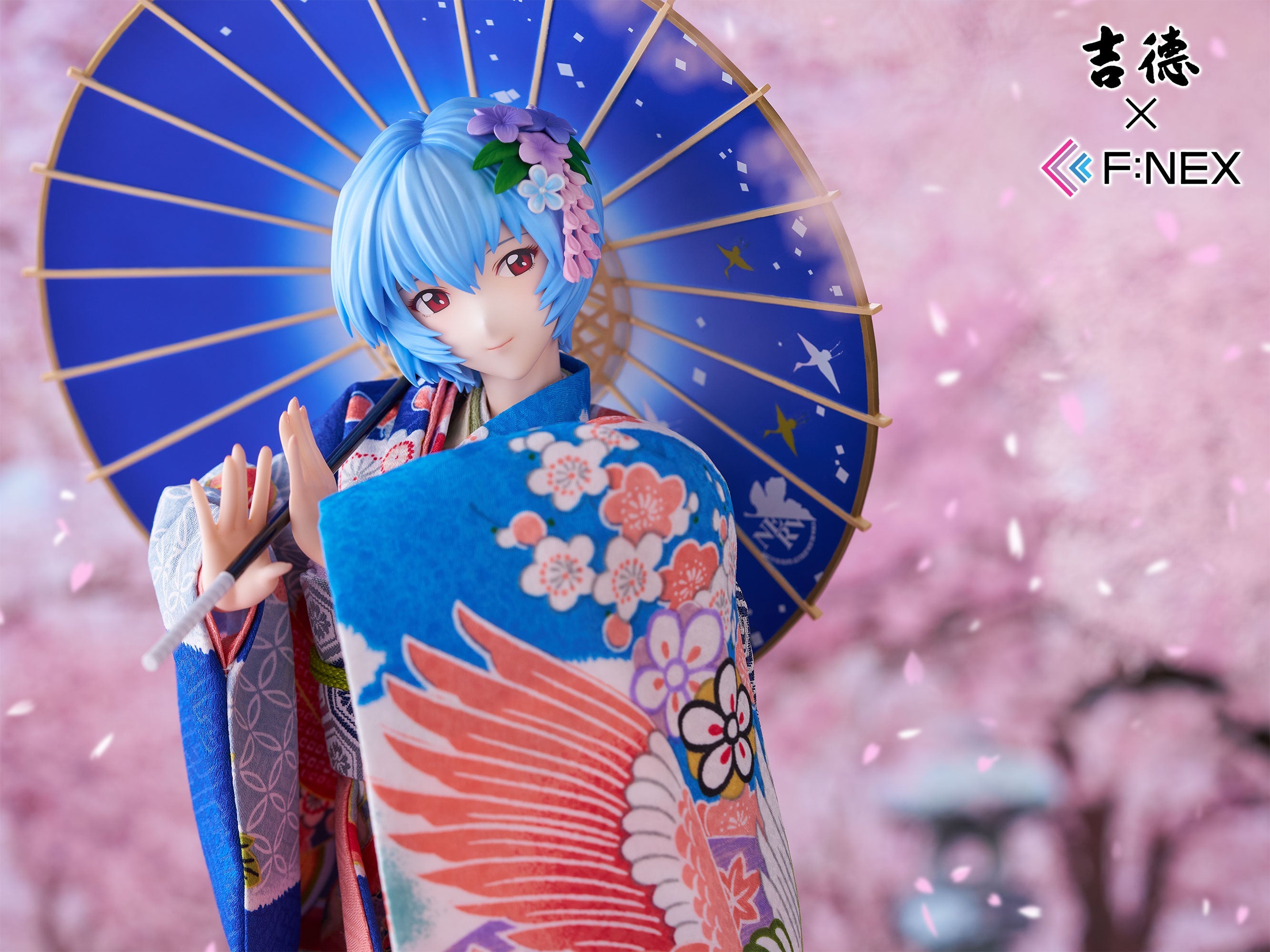 Evangelion: Rebuild Yoshitoku x F:NEX 1/4 Scale Figure - Rei Ayanami Japanese Doll [Pre-Order Jul 2027]