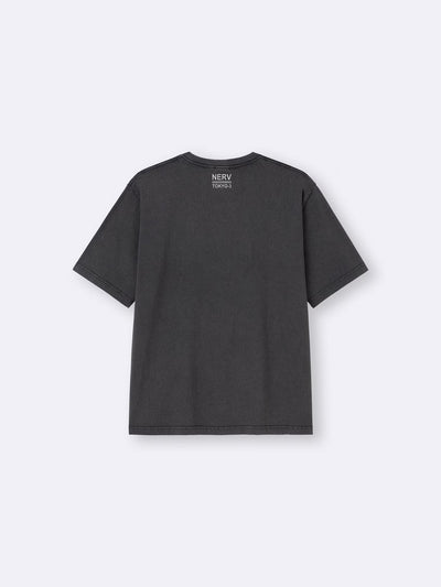 Evangelion X GU - Washed Graphic T-Shirt Dark Gray