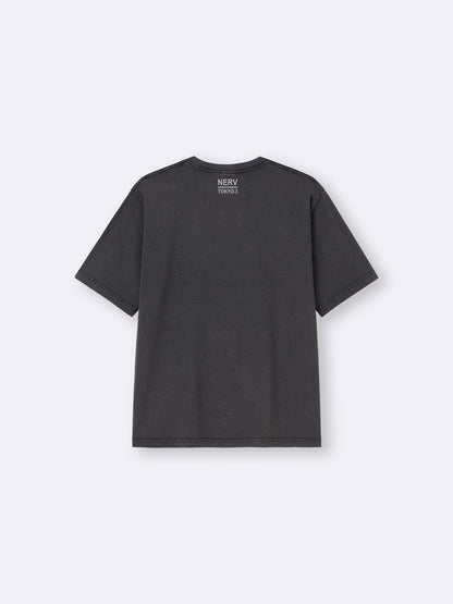 Evangelion X GU - Washed Graphic T-Shirt Dark Gray