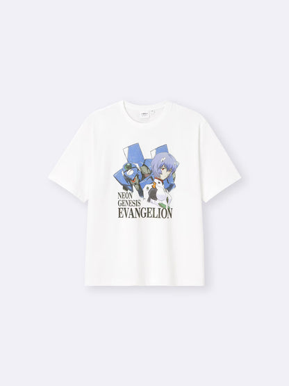 Evangelion X GU - Washed Graphic T-Shirt Off White
