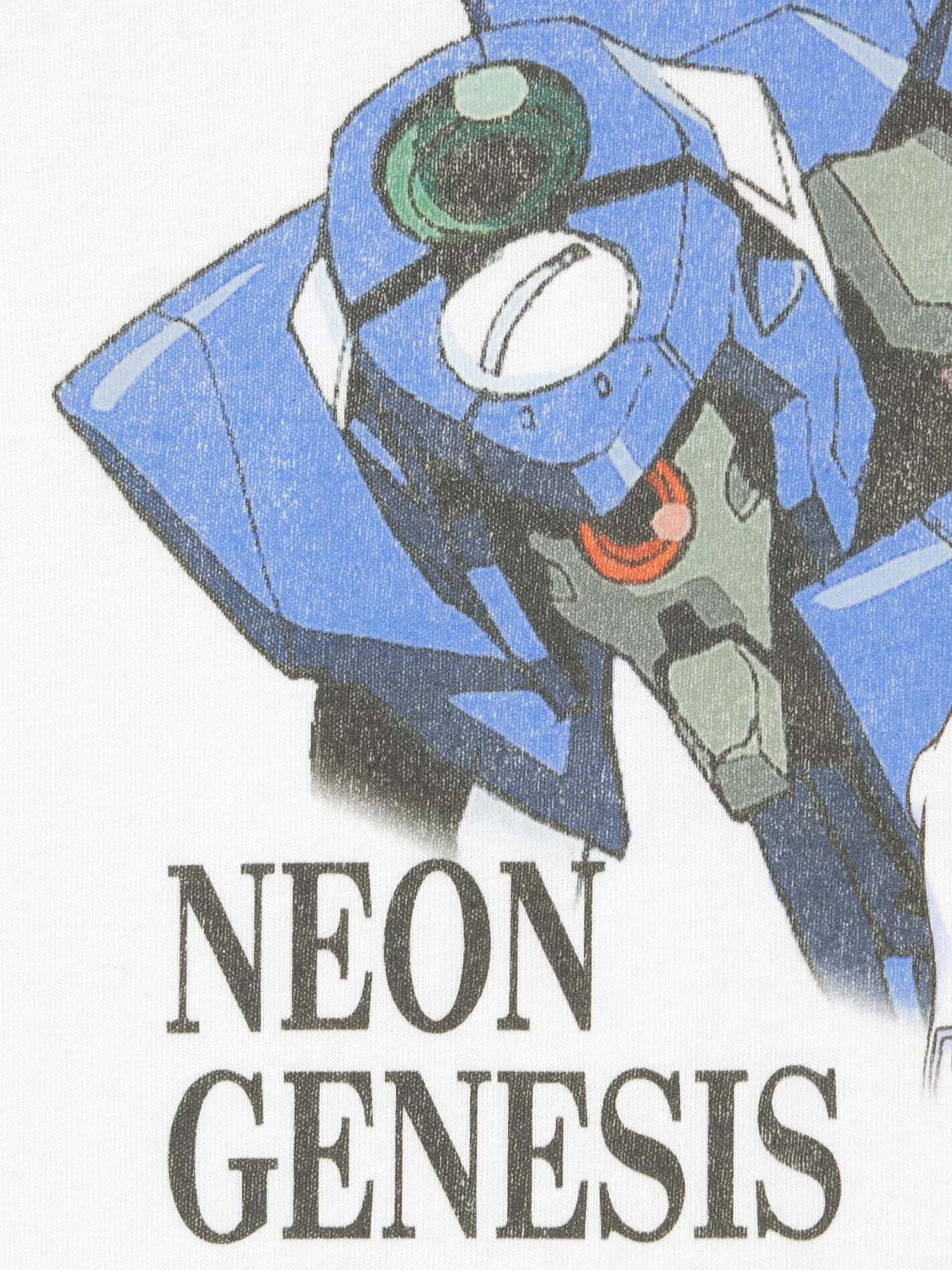 Evangelion X GU - Washed Graphic T-Shirt Off White