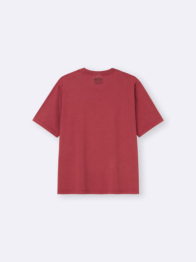 Evangelion X GU - Washed Graphic T-Shirt Red