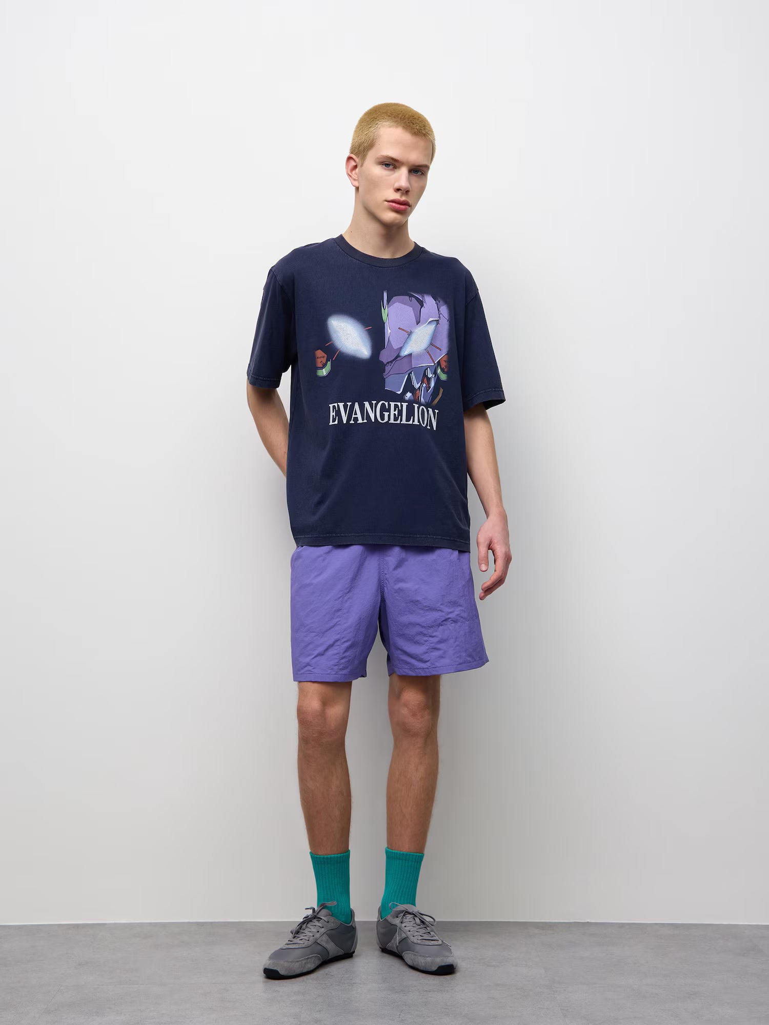 Evangelion X GU - Washed Graphic T-Shirt