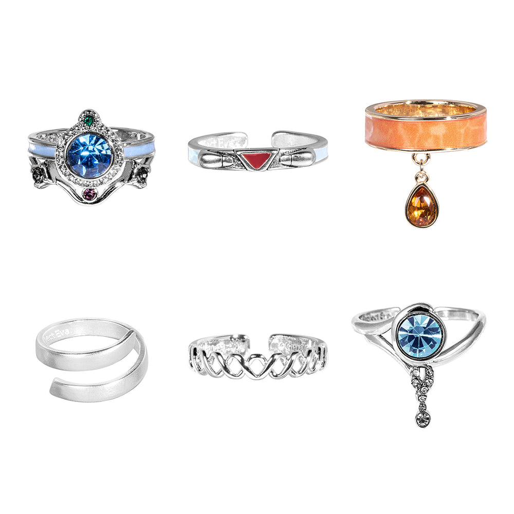 Evangelion X Mayla Ring Collection - Rei Ayanami Set [Pre-Order Sep 20 ...