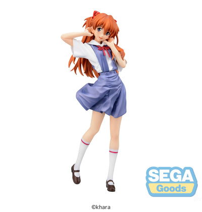 Evangelion High Premium Figure - Asuka Uniform Ver.