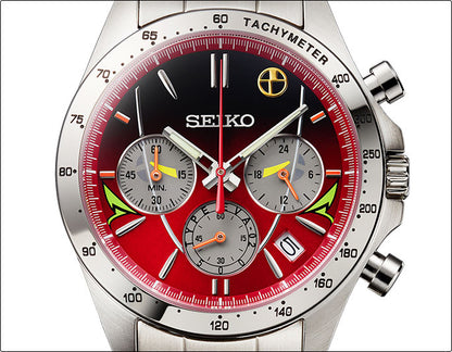 Evangelion x Shinkansen x Seiko Collaboration -  500 TYPE EVA-02 Watch [Pre-Order Mar 2026]