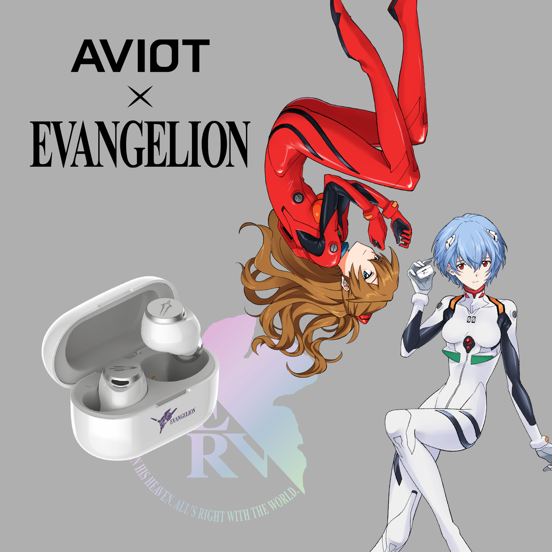 ハ*シ様 【新品】EVANGELION ワイヤレスイヤホン Evangelion x AVIOT - Limited Edition Wireless Earphones [Pre-Order
