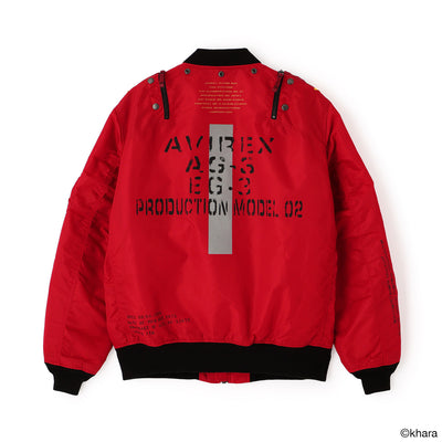 Evangelion x Avirex - MA-1 Remodel Eva 02 Red Ver. [Pre-order Feb 2027]