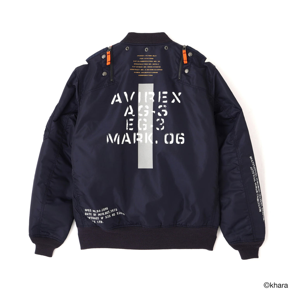 Evangelion x Avirex - MA-1 Remodel Mark 06 Navy Ver. [Pre-order Feb 2027]