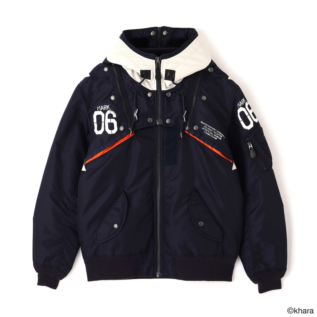 Evangelion x Avirex - MA-1 Remodel Mark 06 Navy Ver. [Pre-order Feb 2027]